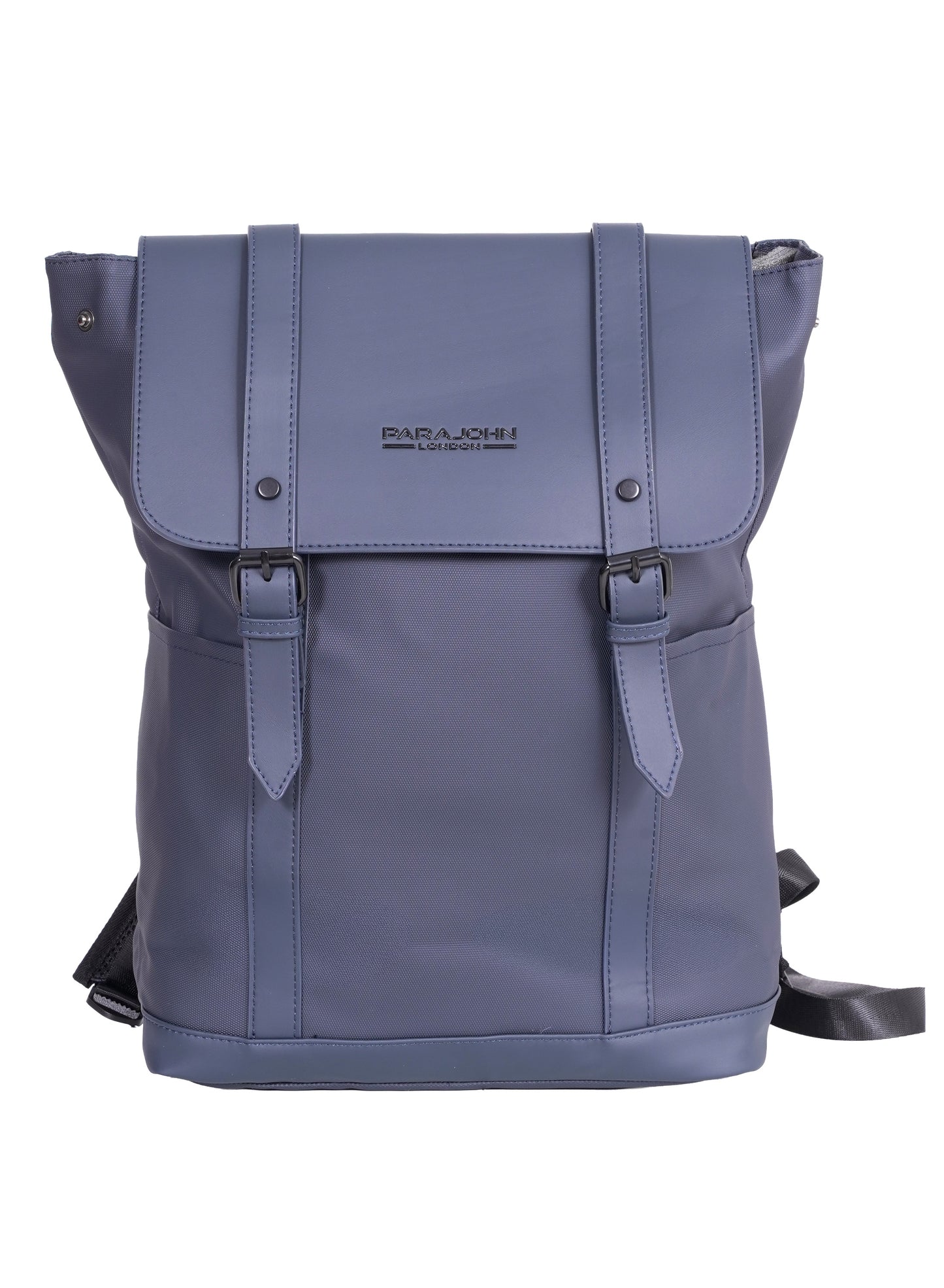 Parajohn London Wayfarer PU Leather Laptop Backpack – 16.3” Stylish Flap Design Business & Travel Backpack for Men & Women