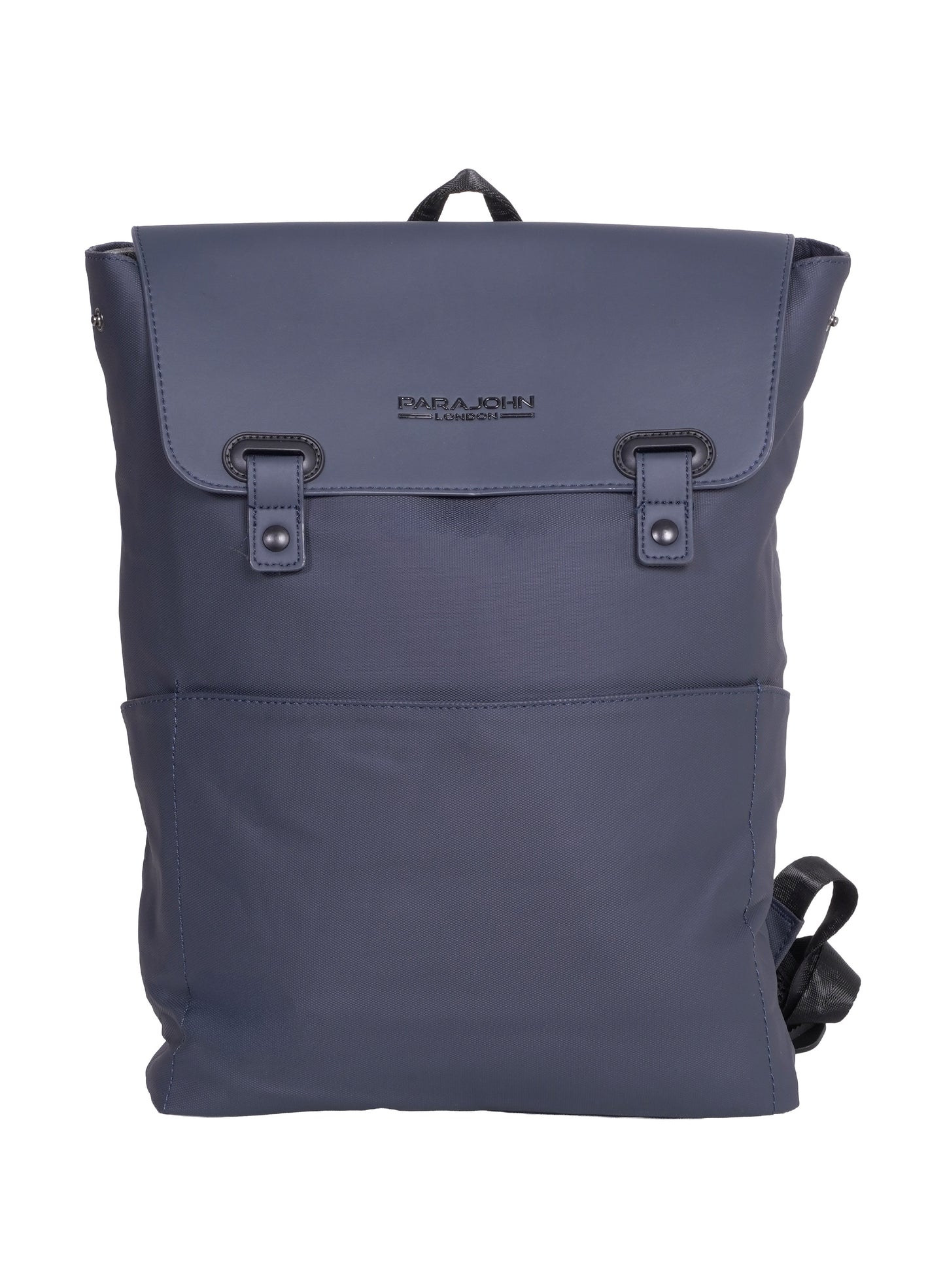 Parajohn London Wayfarer PU Leather Laptop Backpack – 16.3” Stylish Flap Design Business & Travel Backpack for Men & Women