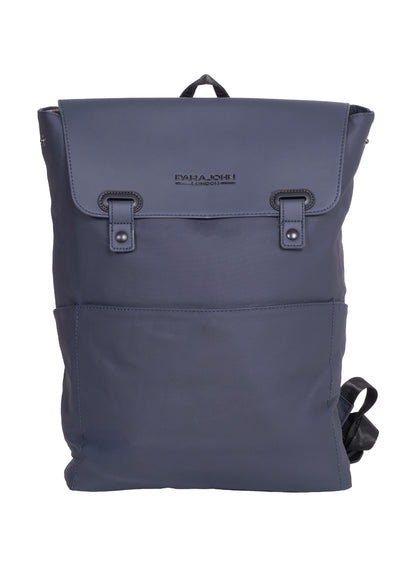 Parajohn London Wayfarer PU Leather Laptop Backpack – 16.3” Stylish Flap Design Business & Travel Backpack for Men & Women