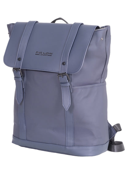 Parajohn London Wayfarer PU Leather Laptop Backpack – 16.3” Stylish Flap Design Business & Travel Backpack for Men & Women