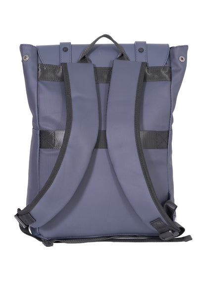 Parajohn London Wayfarer PU Leather Laptop Backpack – 16.3” Stylish Flap Design Business & Travel Backpack for Men & Women