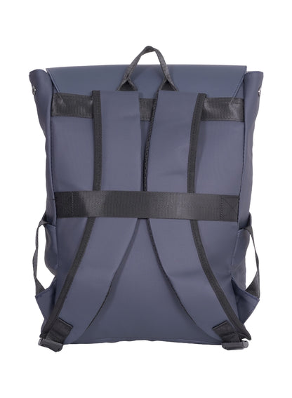 Parajohn London Wayfarer PU Leather Laptop Backpack – 16.3” Stylish Flap Design Business & Travel Backpack for Men & Women