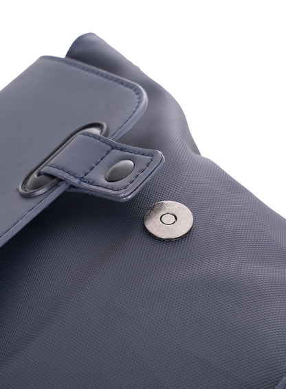 Parajohn London Wayfarer PU Leather Laptop Backpack – 16.3” Stylish Flap Design Business & Travel Backpack for Men & Women