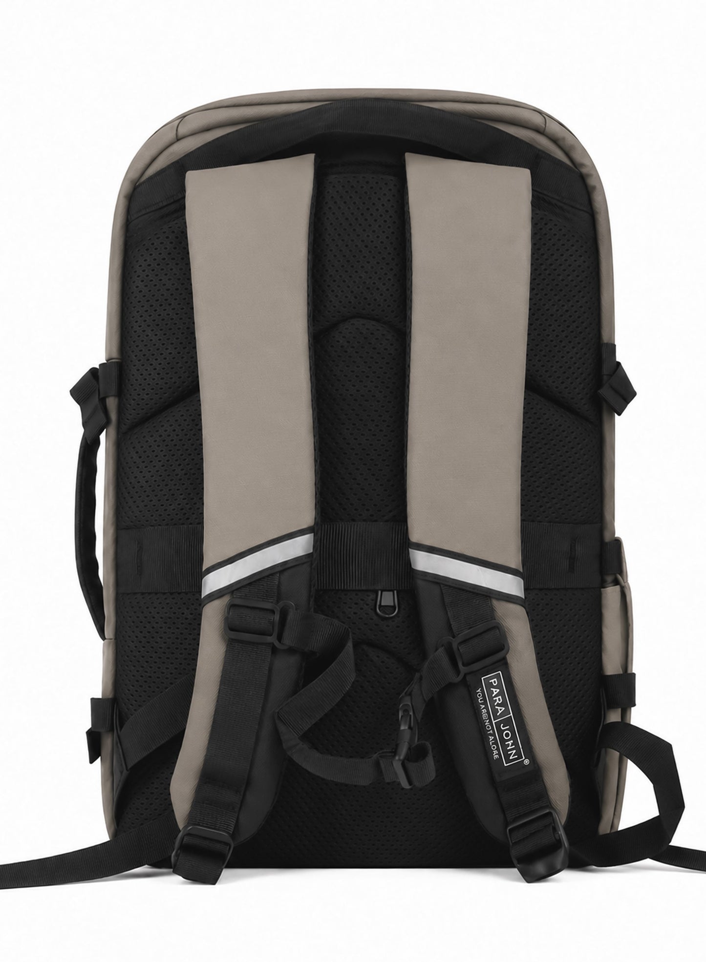 Para John TravioN 19 Inch Travel Laptop Backpack | 30L Water-Resistant PU Coated Polyester Backpack with Trolley Sleeve, Hidden Back Pocket & Padded Laptop Compartment | Business, Office & Travel Backpack  PARAJOHN UAE