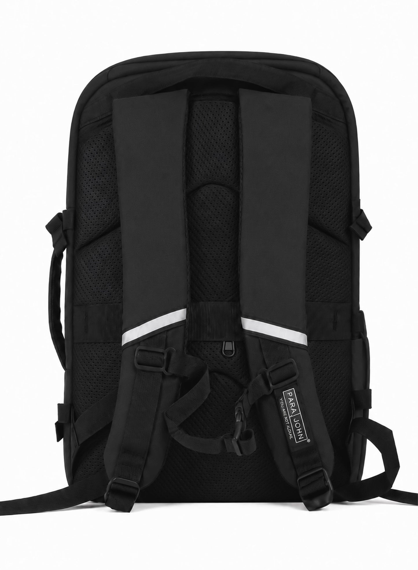 Para John TravioN 19 Inch Travel Laptop Backpack | 30L Water-Resistant PU Coated Polyester Backpack with Trolley Sleeve, Hidden Back Pocket & Padded Laptop Compartment | Business, Office & Travel Backpack  PARAJOHN UAE