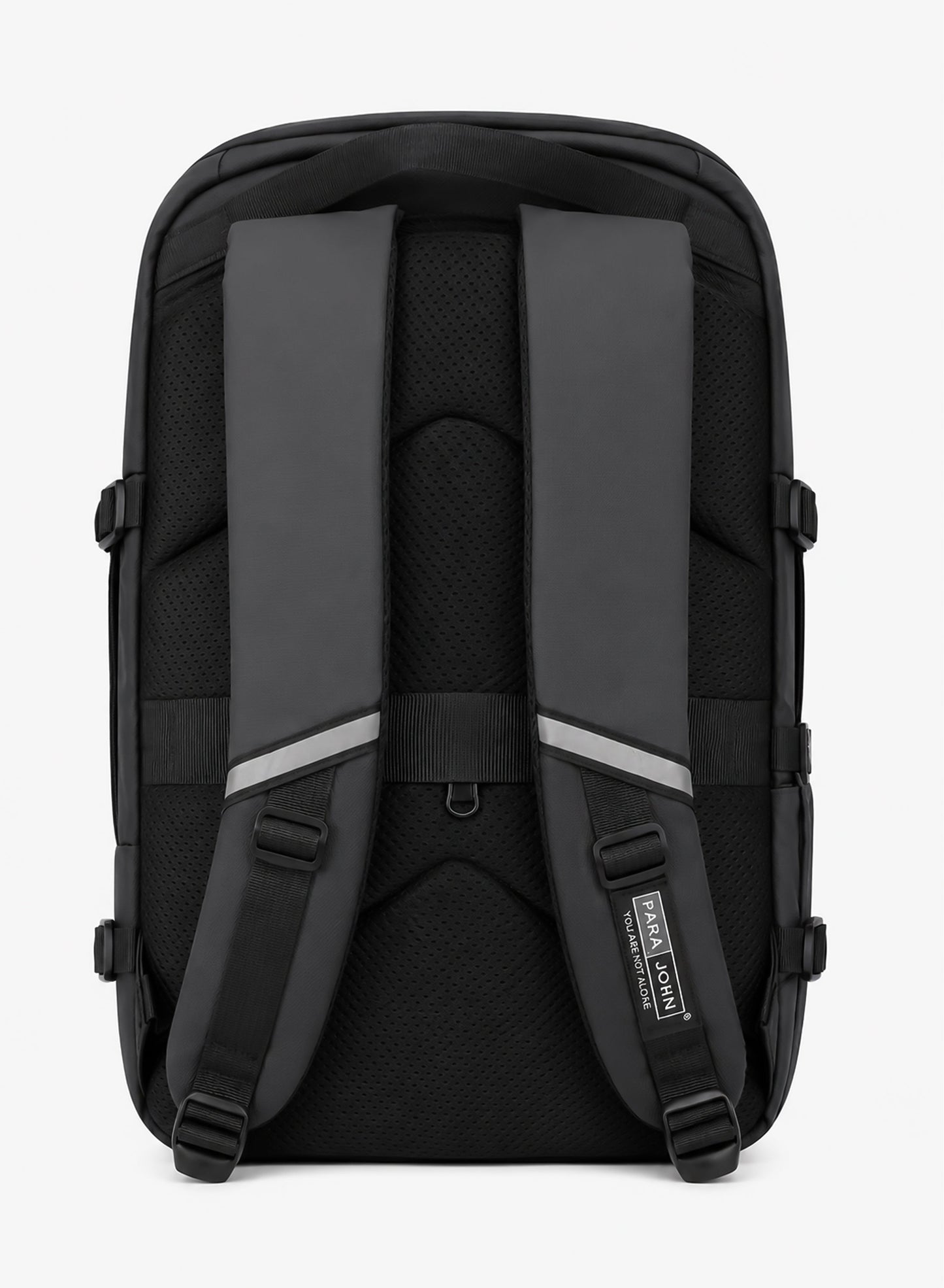 Parajohn STRIDER 18 Inch Water-Resistant Laptop Backpack, PU Coated Polyester Travel Bag with Trolley Sleeve, Concealed Back Pocket & Cushioned Laptop Compartment  PARAJOHN UAE