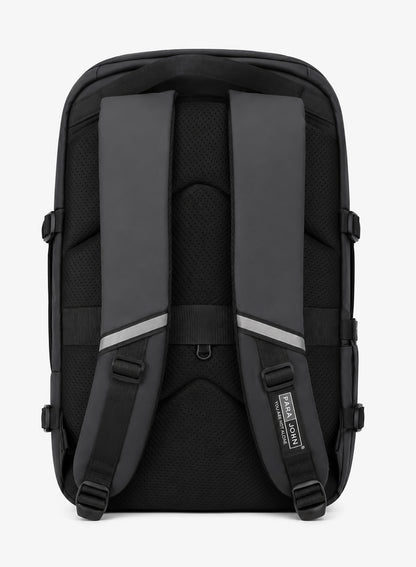 Parajohn STRIDER 18 Inch Water-Resistant Laptop Backpack, PU Coated Polyester Travel Bag with Trolley Sleeve, Concealed Back Pocket & Cushioned Laptop Compartment  PARAJOHN UAE