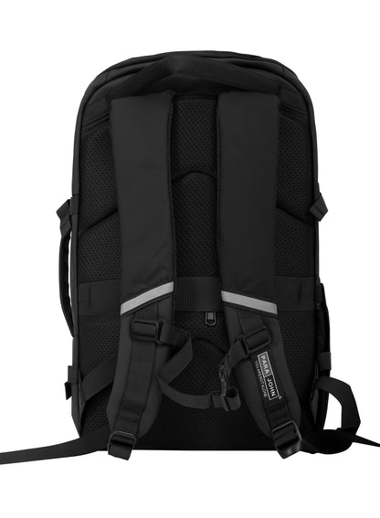 Parajohn STRIDER 18 Inch Water-Resistant Laptop Backpack, PU Coated Polyester Travel Bag with Trolley Sleeve, Concealed Back Pocket & Cushioned Laptop Compartment  PARAJOHN UAE