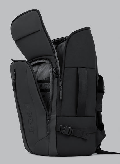 Parajohn STRIDER 18 Inch Water-Resistant Laptop Backpack, PU Coated Polyester Travel Bag with Trolley Sleeve, Concealed Back Pocket & Cushioned Laptop Compartment  PARAJOHN UAE
