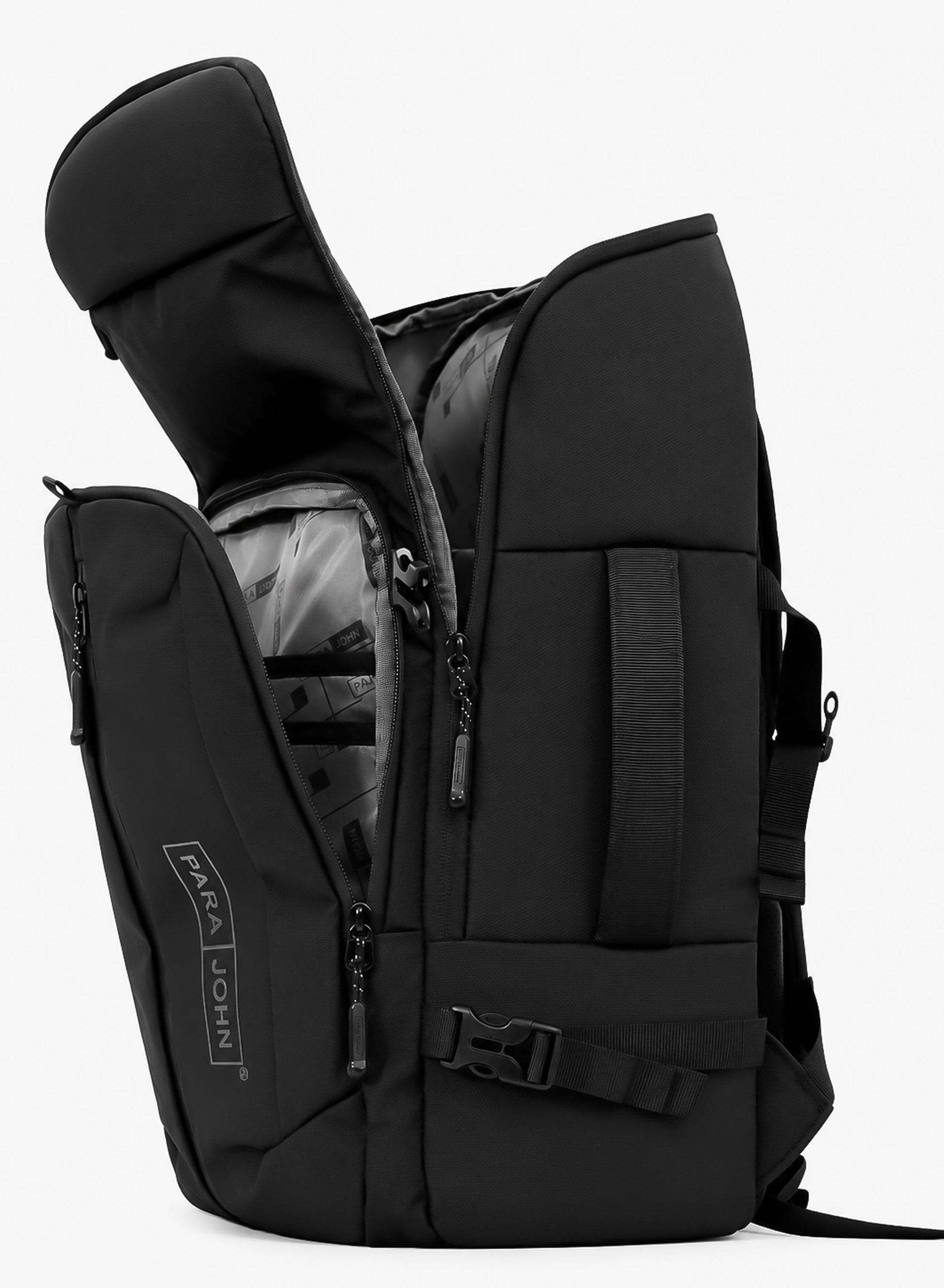 Parajohn STRIDER 18 Inch Water-Resistant Laptop Backpack, PU Coated Polyester Travel Bag with Trolley Sleeve, Concealed Back Pocket & Cushioned Laptop Compartment  PARAJOHN UAE