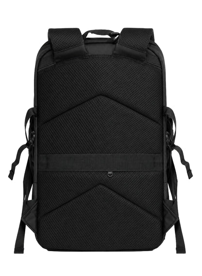 Parajohn STRIDER 18 Inch Water-Resistant Laptop Backpack, PU Coated Polyester Travel Bag with Trolley Sleeve, Concealed Back Pocket & Cushioned Laptop Compartment  PARAJOHN UAE