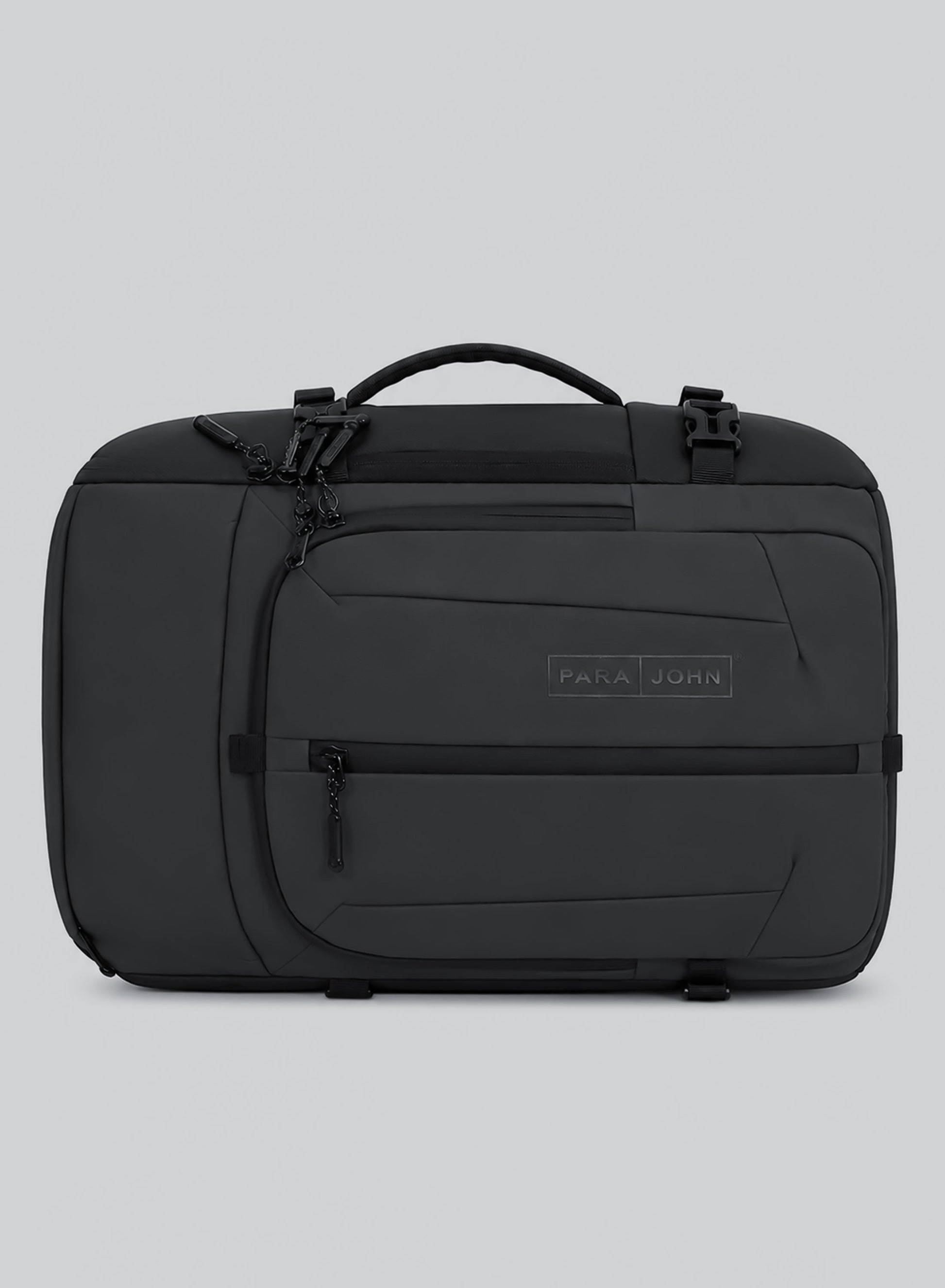Parajohn STRIDER 18 Inch Water-Resistant Laptop Backpack, PU Coated Polyester Travel Bag with Trolley Sleeve, Concealed Back Pocket & Cushioned Laptop Compartment  PARAJOHN UAE