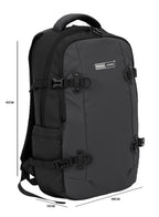 Parajohn TREKCORE 19 Inch Travel Laptop Backpack, Water-Resistant Polyester Business Backpack with Trolley Sleeve, Back Pocket & Large Capacity Storage for Office, College & Daily Travel  PARAJOHN UAE