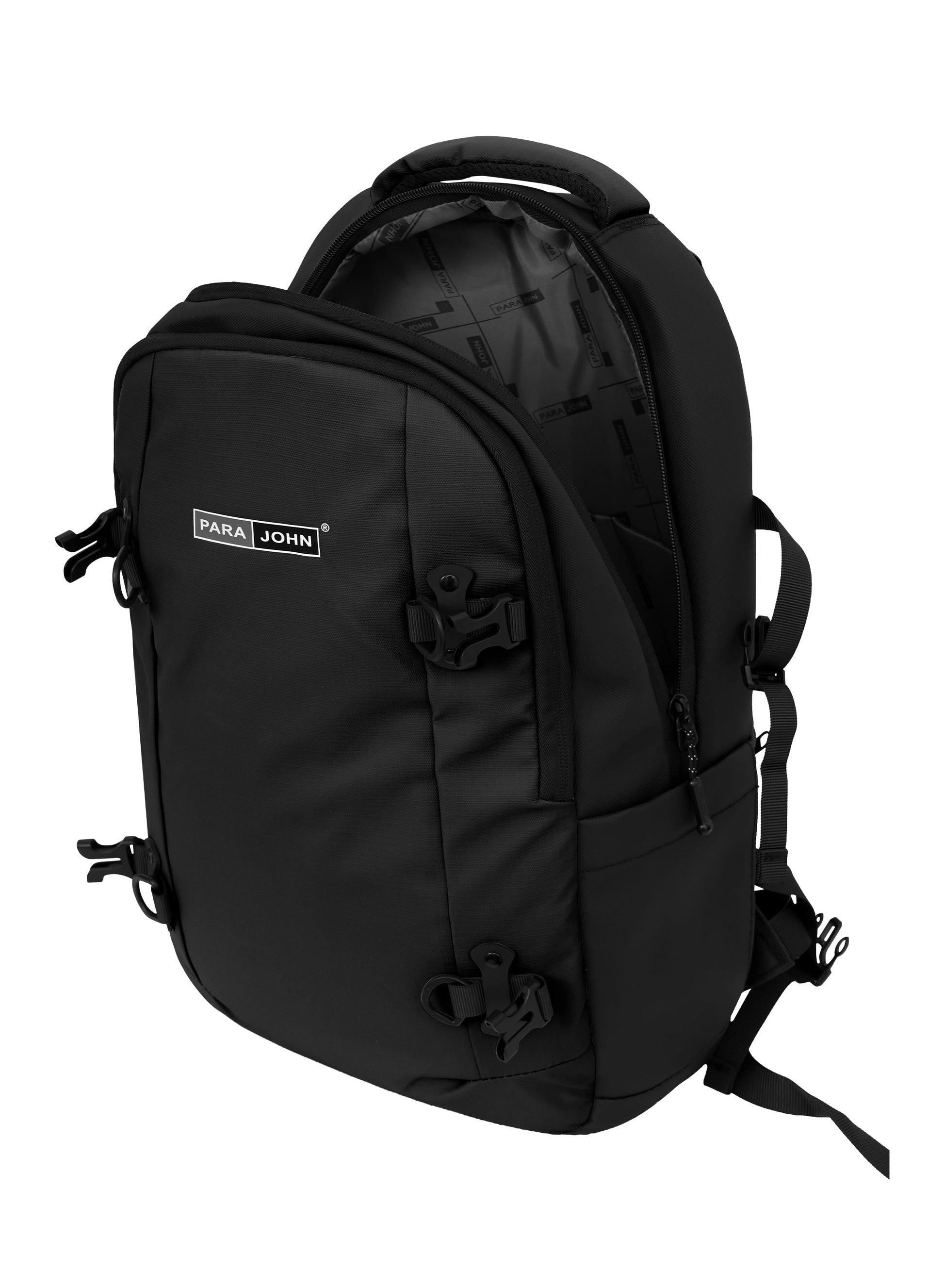 Parajohn TREKCORE 19 Inch Travel Laptop Backpack, Water-Resistant Polyester Business Backpack with Trolley Sleeve, Back Pocket & Large Capacity Storage for Office, College & Daily Travel  PARAJOHN UAE