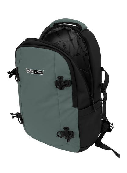 Parajohn TREKCORE 19 Inch Travel Laptop Backpack, Water-Resistant Polyester Business Backpack with Trolley Sleeve, Back Pocket & Large Capacity Storage for Office, College & Daily Travel  PARAJOHN UAE