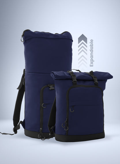 Unisex Rolltop Rucksack with laptop compartment