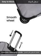 Parajohn Carry Max 3PCS Expandable 2-Wheel Duffle Bag Set – Large Capacity Rolling Travel Bag Set (20”, 24”, 28”), Durable Nylon Luggage with Trolley Handle  PARAJOHN UAE