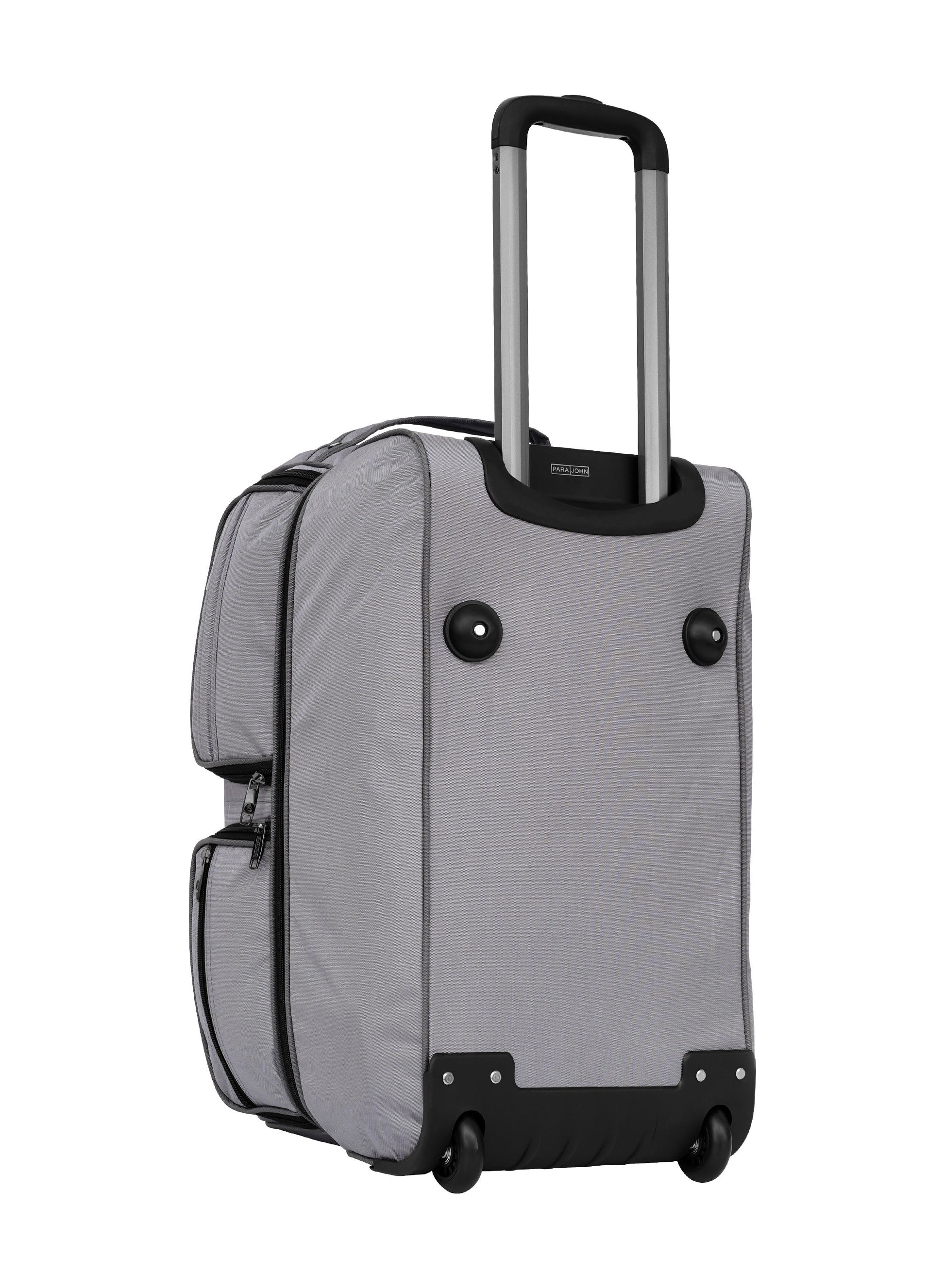 Parajohn Carry Max 3PCS Expandable 2-Wheel Duffle Bag Set – Large Capacity Rolling Travel Bag Set (20”, 24”, 28”), Durable Nylon Luggage with Trolley Handle  PARAJOHN UAE