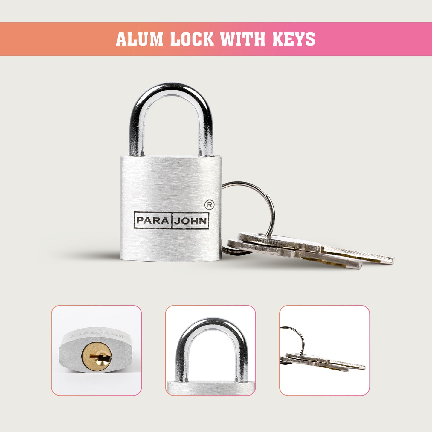 Essentials Multipurpose Padlock with Key