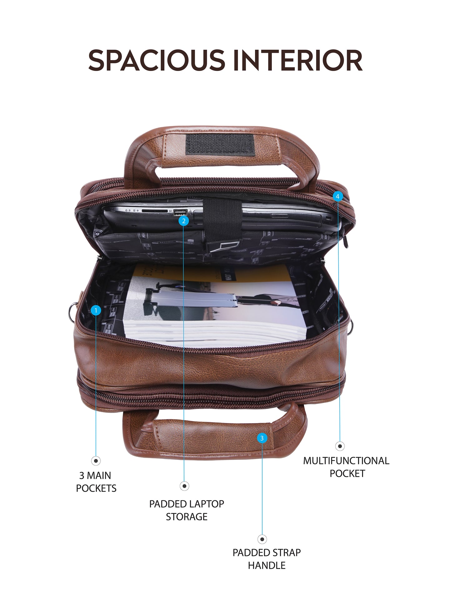 حقيبة كمبيوتر محمول احترافية للأعمال من سلسلة Vertical Series 1