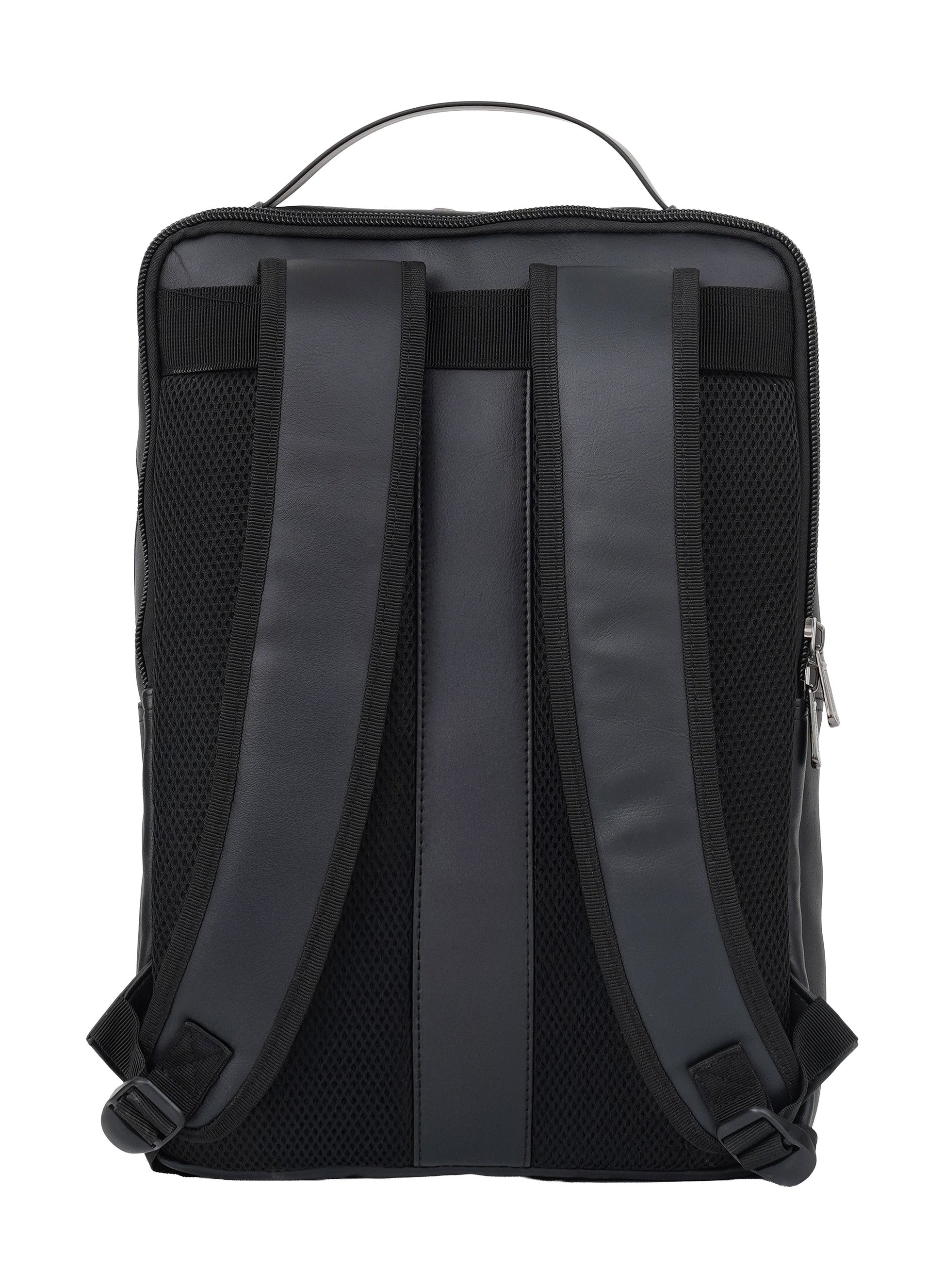 PARA JOHN ExecForm 16 Inch Laptop Backpack for Men – Premium PU Leather Slim Business Office Bag, Padded & Breathable Design  PARAJOHN UAE