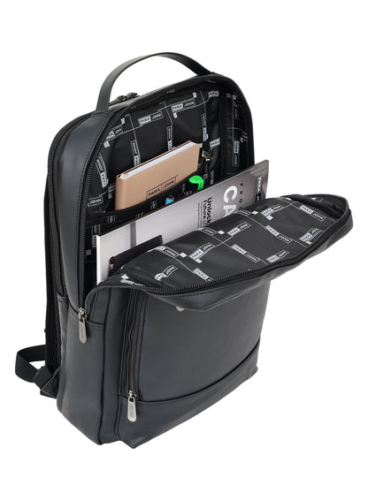 PARA JOHN ExecForm 16 Inch Laptop Backpack for Men – Premium PU Leather Slim Business Office Bag, Padded & Breathable Design  PARAJOHN UAE