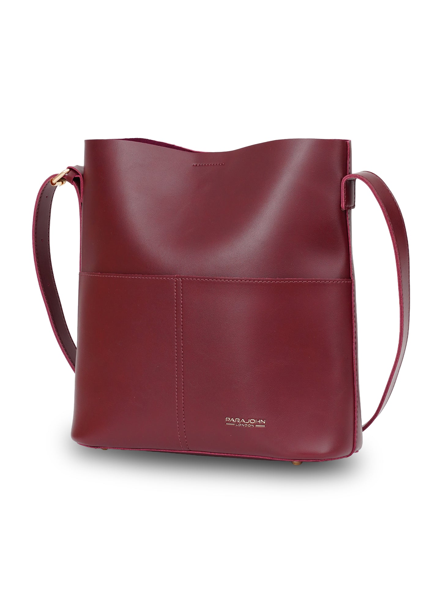 Parajohn London Ladies Celeste Noir PU Shoulder bag| Women’s Elegant Everyday Bag with Luxurious Leather-Finish Design