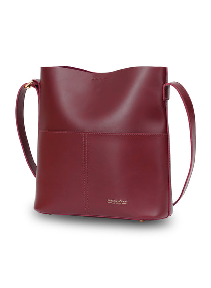 Parajohn London Ladies Celeste Noir PU Shoulder bag| Women’s Elegant Everyday Bag with Luxurious Leather-Finish Design