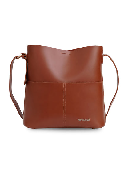 Parajohn London Ladies Celeste Noir PU Shoulder bag| Women’s Elegant Everyday Bag with Luxurious Leather-Finish Design