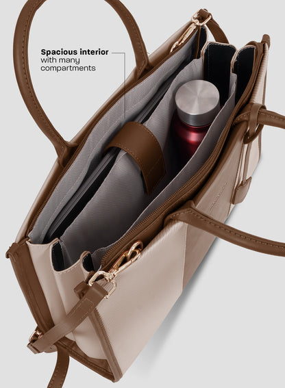 Parajohn London Ladies Bag M1 | Women’s Elegant 15.6 inch Laptop Tote Bag Classy Computer Briefcase