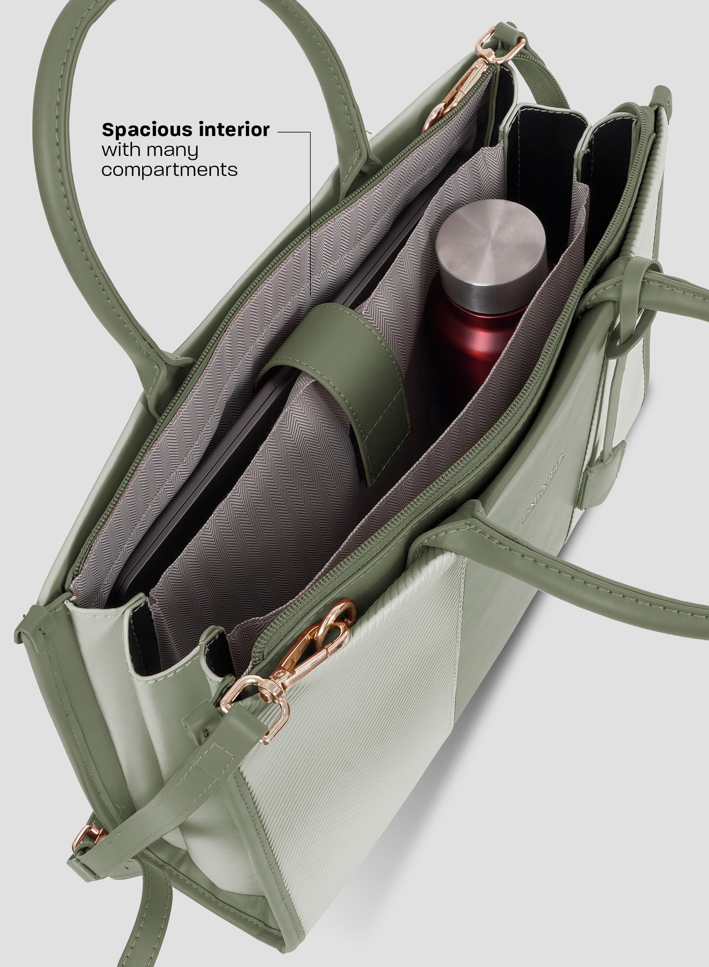 Parajohn London Ladies Bag M1 | Women’s Elegant 15.6 inch Laptop Tote Bag Classy Computer Briefcase