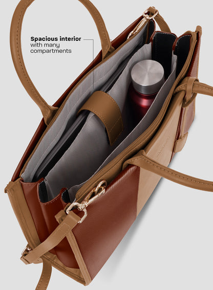 Parajohn London Ladies Bag M1 | Women’s Elegant 15.6 inch Laptop Tote Bag Classy Computer Briefcase