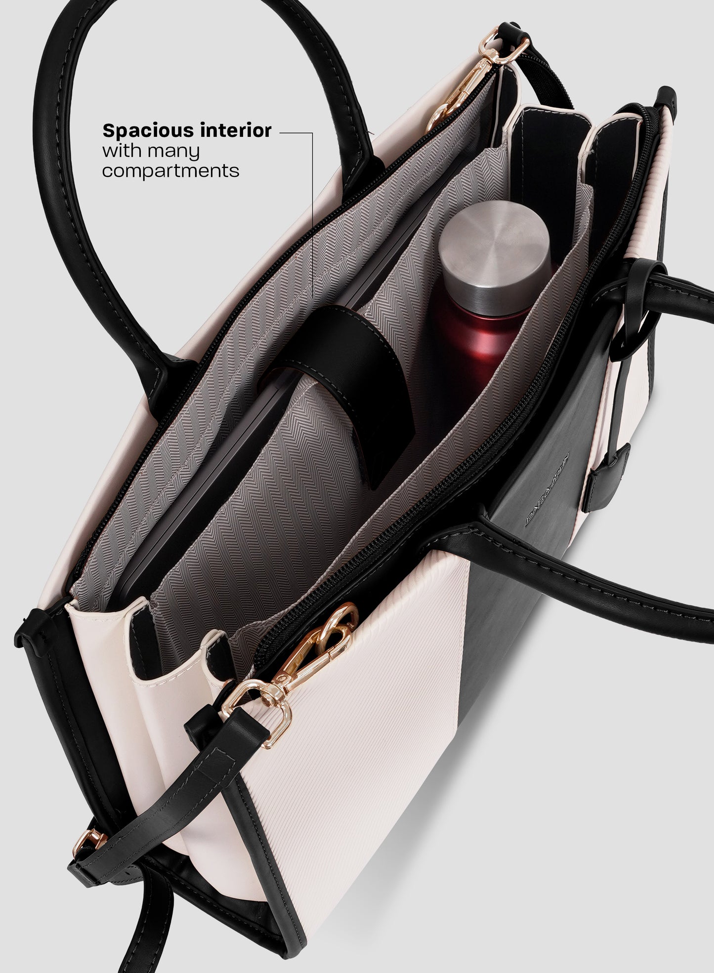 Parajohn London Ladies Bag M1 | Women’s Elegant 15.6 inch Laptop Tote Bag Classy Computer Briefcase