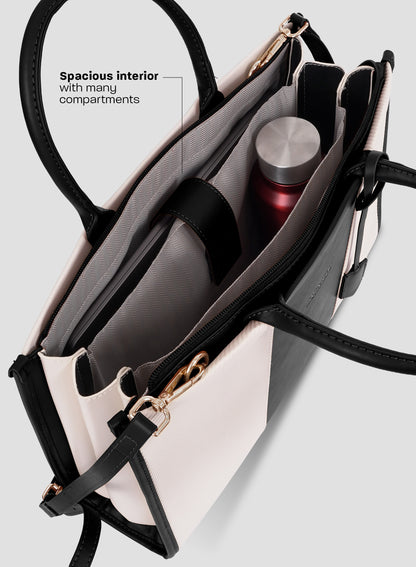 Parajohn London Ladies Bag M1 | Women’s Elegant 15.6 inch Laptop Tote Bag Classy Computer Briefcase