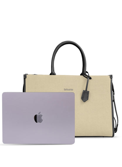 Parajohn London Ladies Bag | Women’s Elegant 15.6 inch Laptop Tote Bag Classy Computer Briefcase