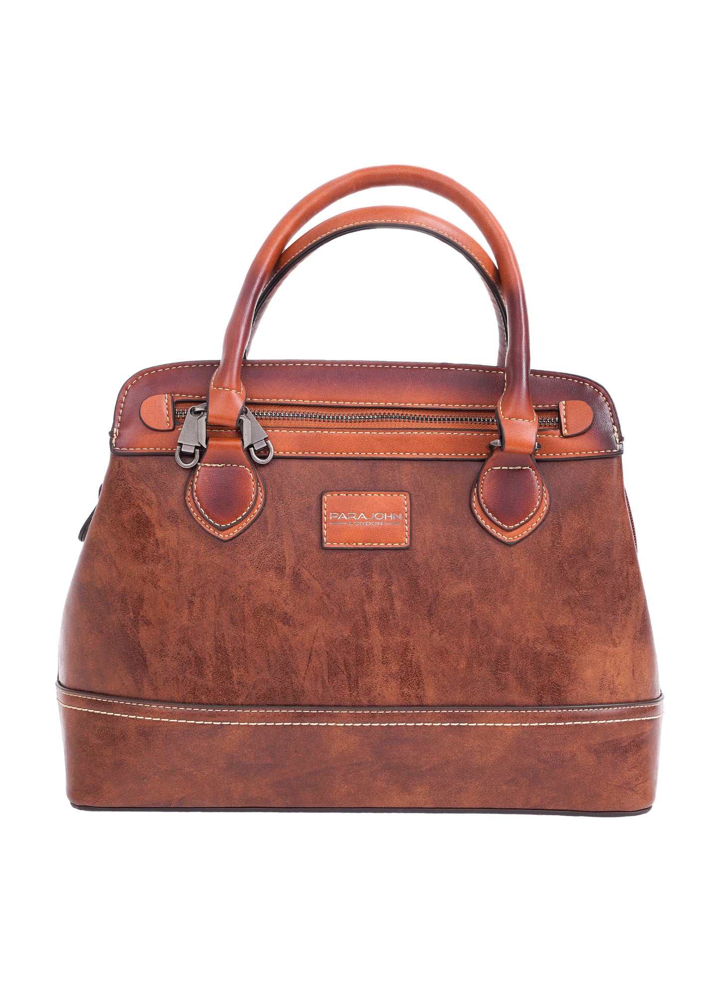 Parajohn London Ladies Vintage PU Handbag | Women’s Elegant Everyday Tote with Luxurious Leather-Finish Design