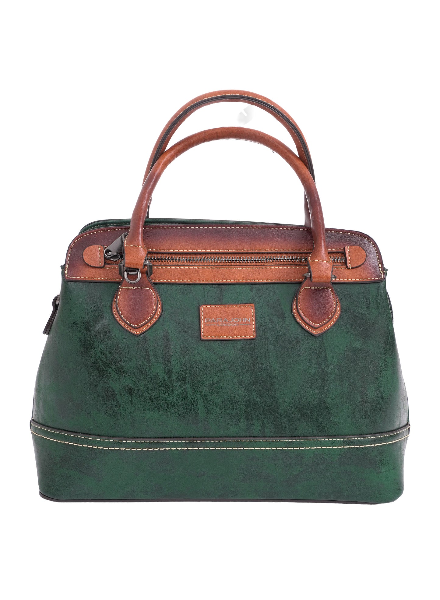 Parajohn London Ladies Vintage PU Handbag | Women’s Elegant Everyday Tote with Luxurious Leather-Finish Design