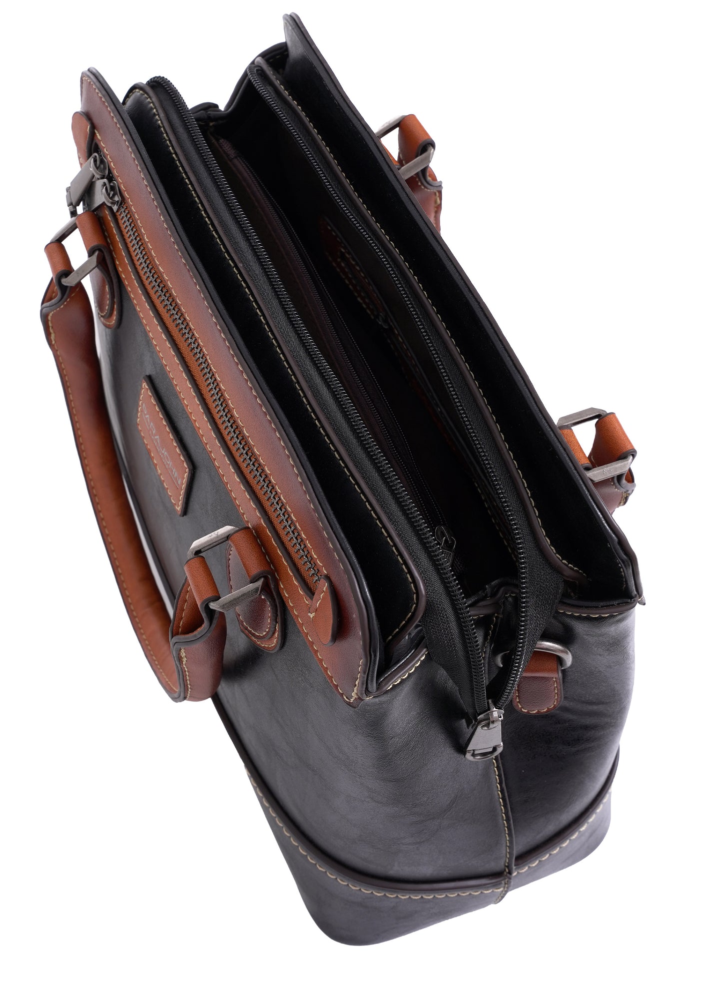 Parajohn London Ladies Vintage PU Handbag | Women’s Elegant Everyday Tote with Luxurious Leather-Finish Design