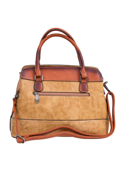 Parajohn London Ladies Vintage PU Handbag | Women’s Elegant Everyday Tote with Luxurious Leather-Finish Design