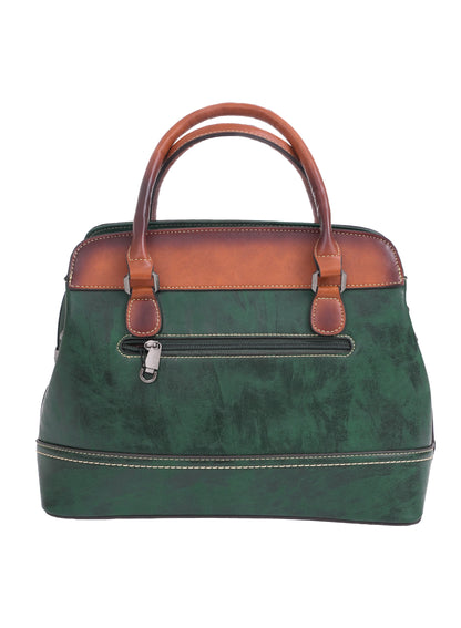 Parajohn London Ladies Vintage PU Handbag | Women’s Elegant Everyday Tote with Luxurious Leather-Finish Design