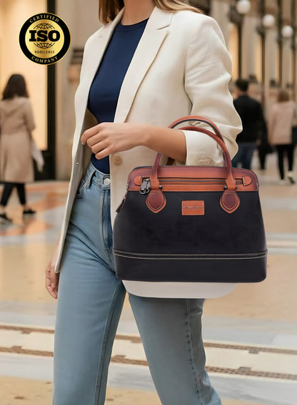 Parajohn London Ladies Vintage PU Handbag | Women’s Elegant Everyday Tote with Luxurious Leather-Finish Design