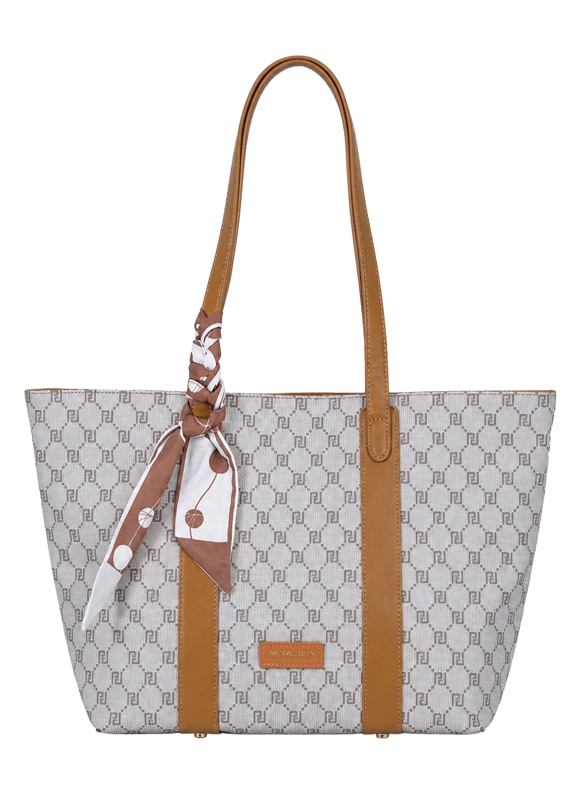 Parajohn London Women's Premium Monogram Tote Bag | Luxury Shoulder Handbag | Spacious Everyday Shopping & Office Tote | Elegant Ladies Fashion Bag  PARAJOHN UAE