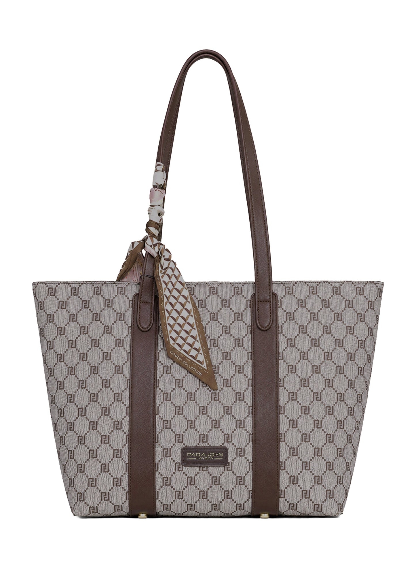 Parajohn London Women's Premium Monogram Tote Bag | Luxury Shoulder Handbag | Spacious Everyday Shopping & Office Tote | Elegant Ladies Fashion Bag  PARAJOHN UAE