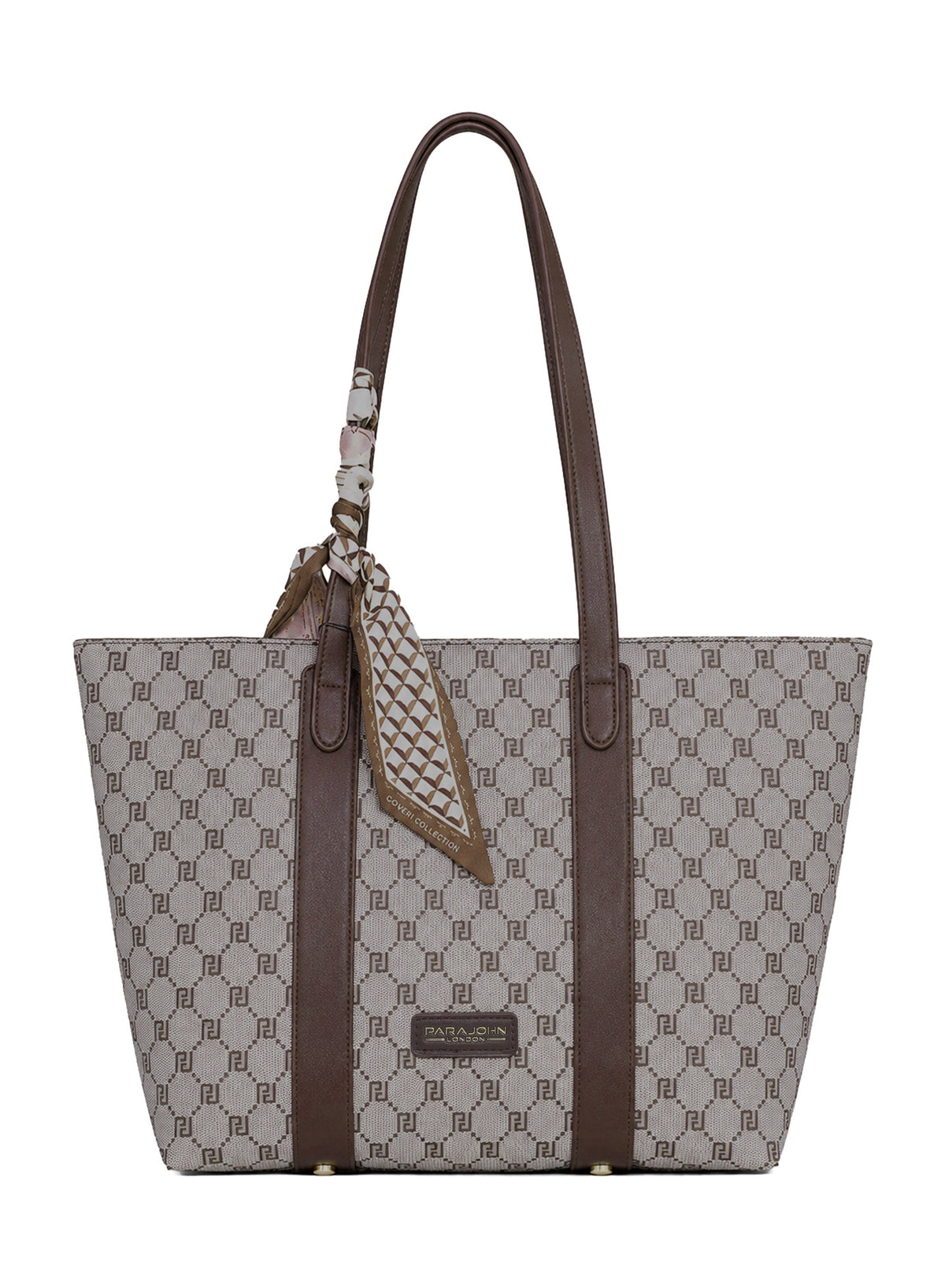 Parajohn London Women's Premium Monogram Tote Bag | Luxury Shoulder Handbag | Spacious Everyday Shopping & Office Tote | Elegant Ladies Fashion Bag  PARAJOHN UAE