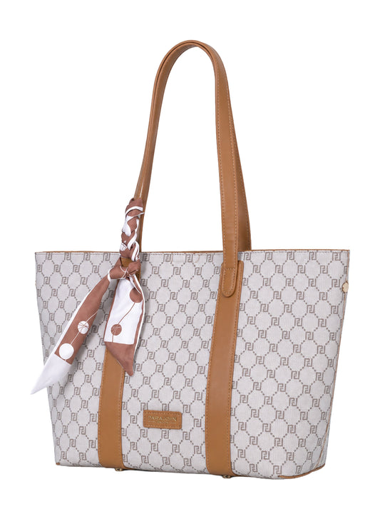 Parajohn London Women's Premium Monogram Tote Bag | Luxury Shoulder Handbag | Spacious Everyday Shopping & Office Tote | Elegant Ladies Fashion Bag  PARAJOHN UAE