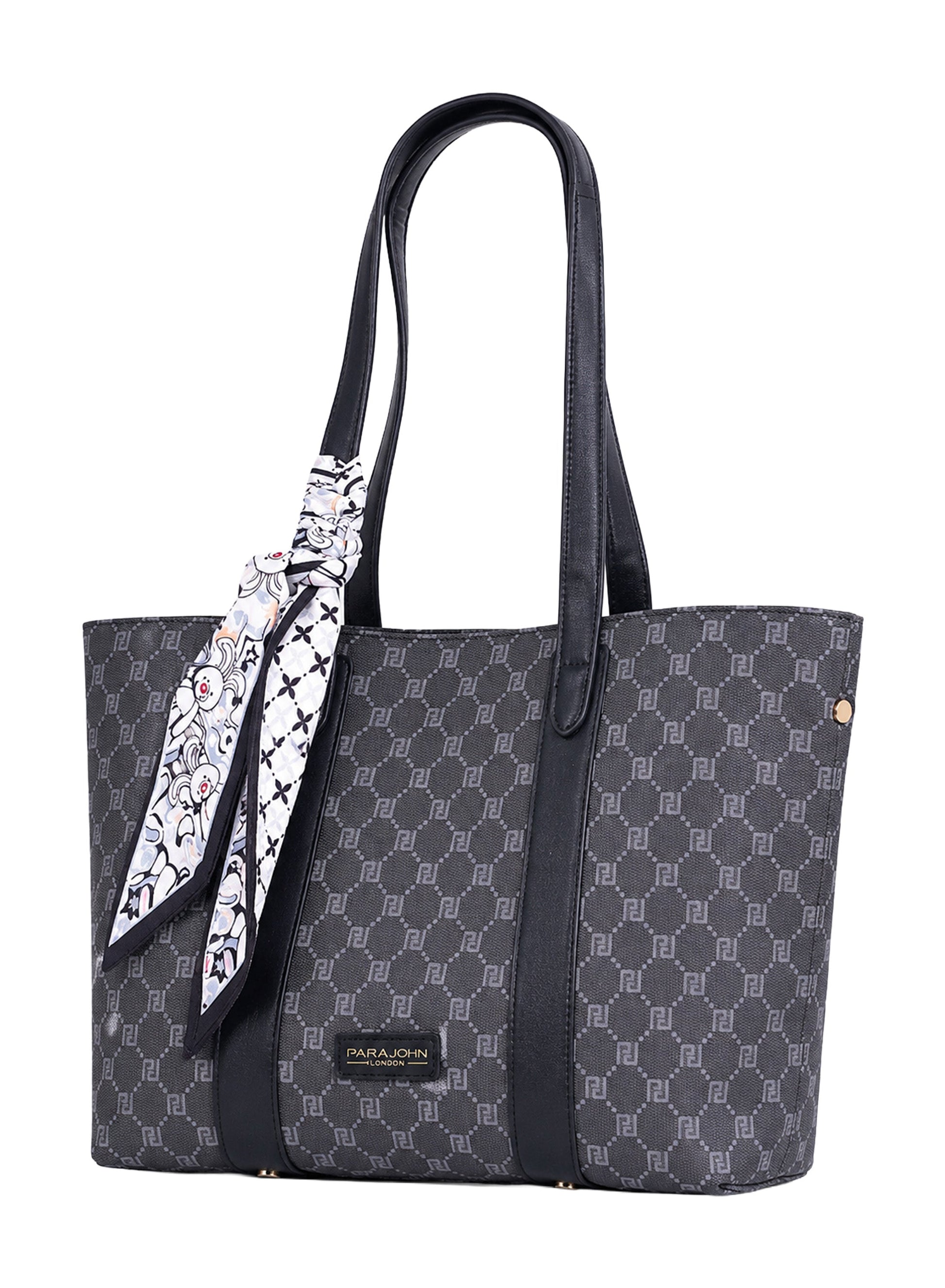 Parajohn London Women's Premium Monogram Tote Bag | Luxury Shoulder Handbag | Spacious Everyday Shopping & Office Tote | Elegant Ladies Fashion Bag  PARAJOHN UAE
