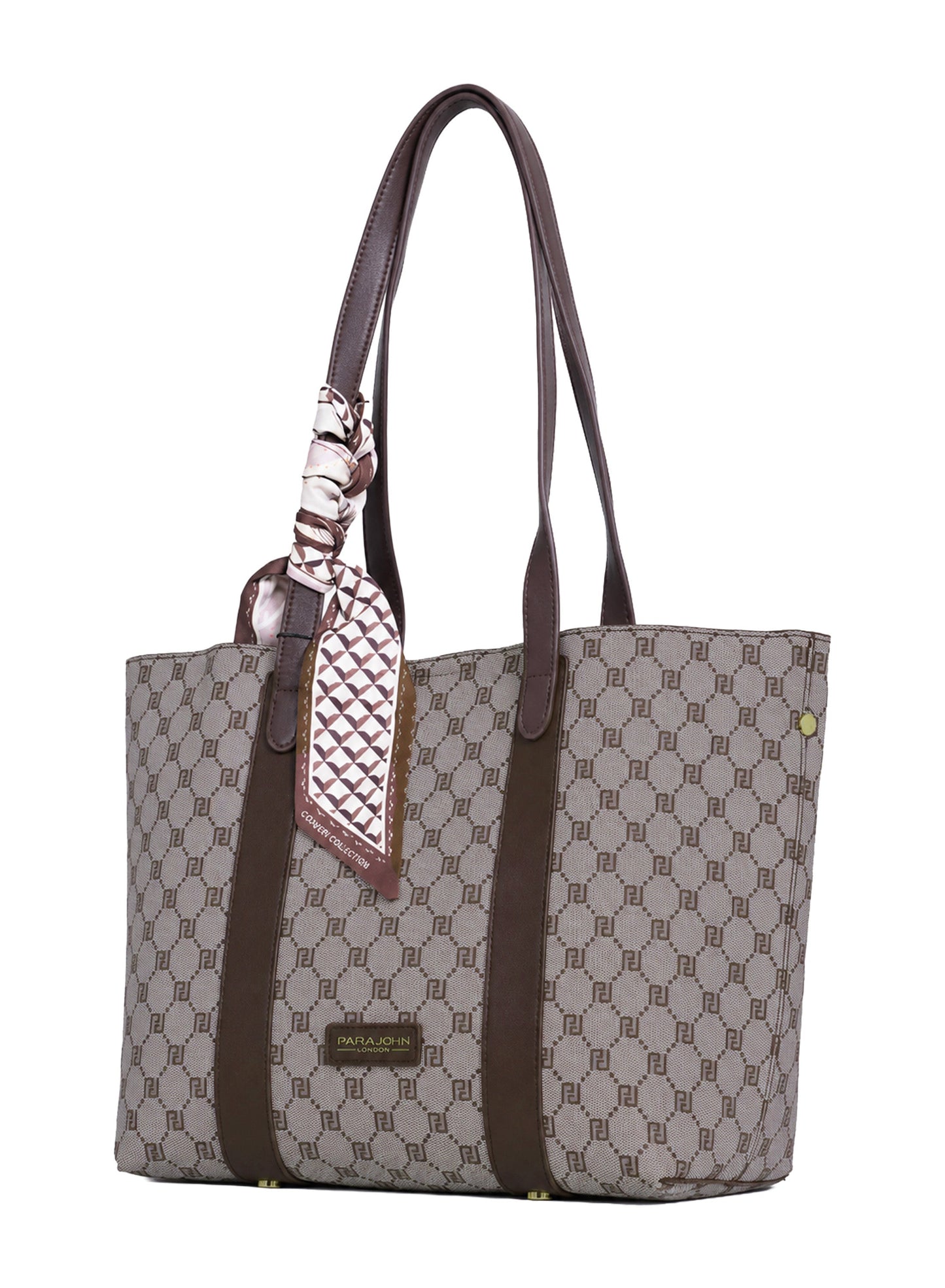 Parajohn London Women's Premium Monogram Tote Bag | Luxury Shoulder Handbag | Spacious Everyday Shopping & Office Tote | Elegant Ladies Fashion Bag  PARAJOHN UAE