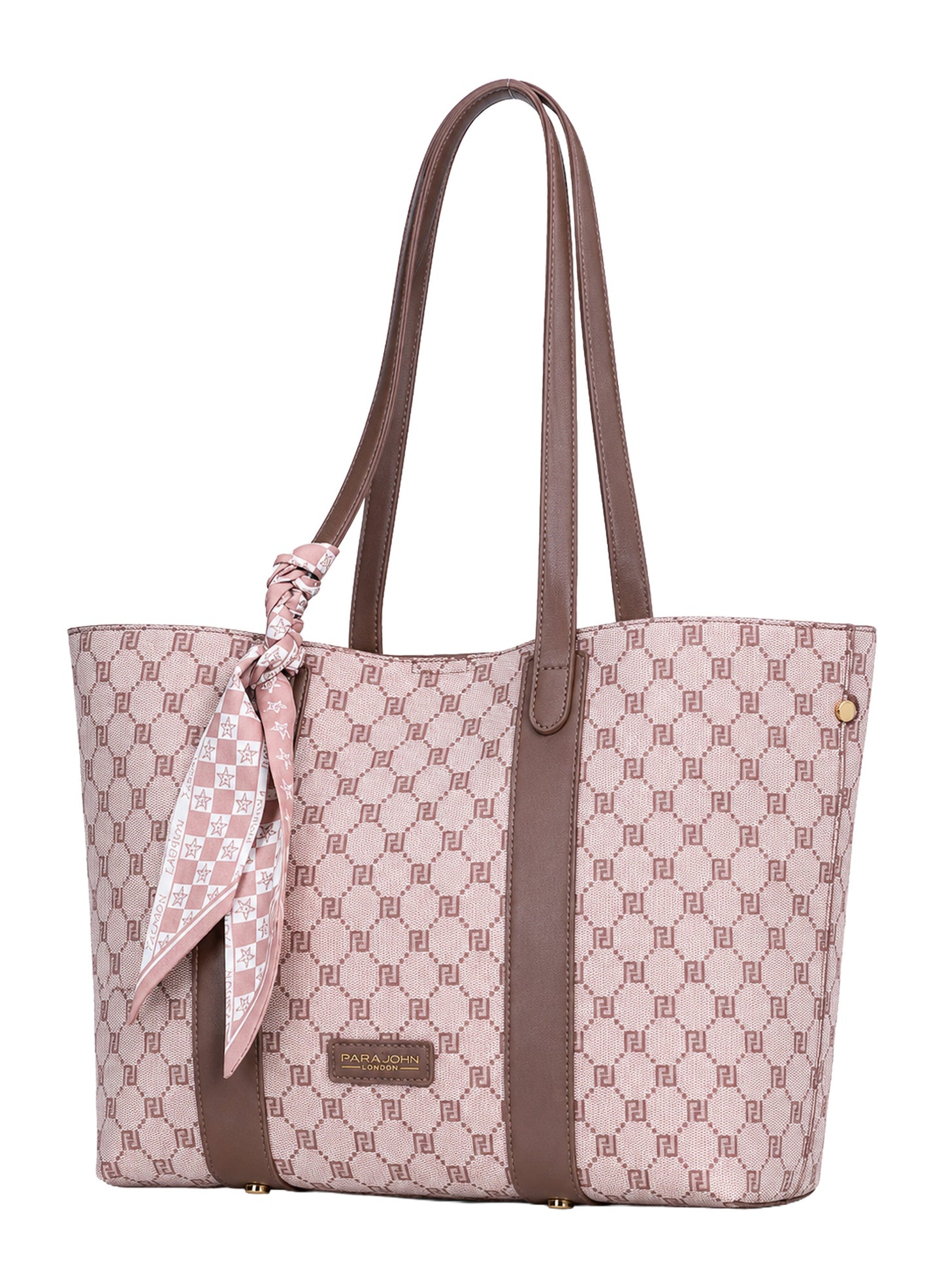 Parajohn London Women's Premium Monogram Tote Bag | Luxury Shoulder Handbag | Spacious Everyday Shopping & Office Tote | Elegant Ladies Fashion Bag  PARAJOHN UAE