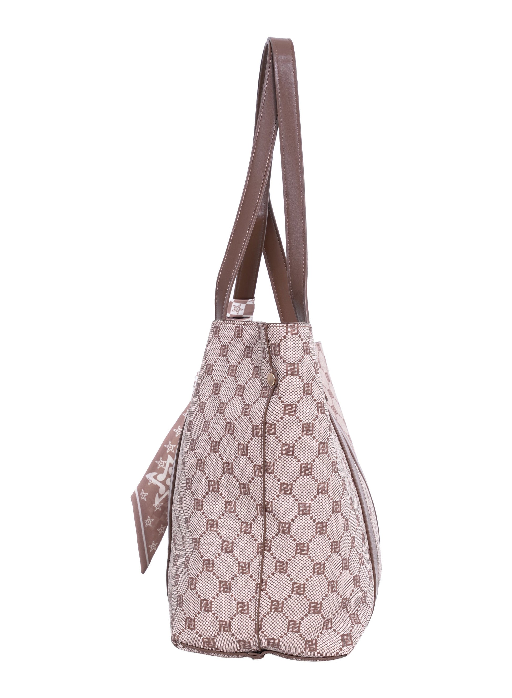 Parajohn London Women's Premium Monogram Tote Bag | Luxury Shoulder Handbag | Spacious Everyday Shopping & Office Tote | Elegant Ladies Fashion Bag  PARAJOHN UAE