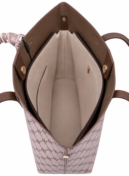 Parajohn London Women's Premium Monogram Tote Bag | Luxury Shoulder Handbag | Spacious Everyday Shopping & Office Tote | Elegant Ladies Fashion Bag  PARAJOHN UAE